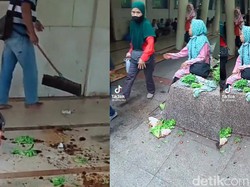 Satpol PP Hamburkan Makanan Saat Bubarkan PKL Bandung Dikecam!