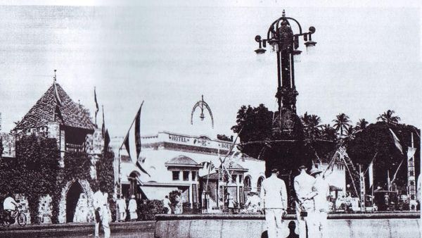 Potret Asli Tugu Air Mancur Titik Nol Kota Medan