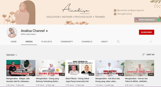 Rekomendasi Channel Youtube Untuk Kamu yang Tertarik dengan Psikologi
