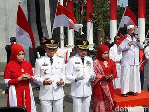 HUT Ke-77 RI, Tokoh Lintas Agama Gelar Doa Bersama di Tugu Kujang Bogor