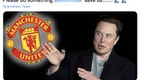 Mohon Maaf Fans MU, Elon Musk Cuma Guyon Beli Klub Kalian