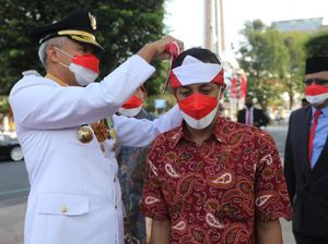 Ganjar Baiat 22 Eks Napiter Kembali ke Pangkuan Ibu Pertiwi