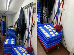 Heboh! Restoran Ketahuan Taruh Adonan Pizza di Bawah Gantungan Pel