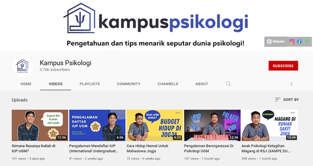 Rekomendasi Channel Youtube Untuk Kamu yang Tertarik dengan Psikologi