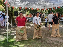 Ada Lomba Balap Karung di Jerman, Semarakkan HUT ke-77 RI