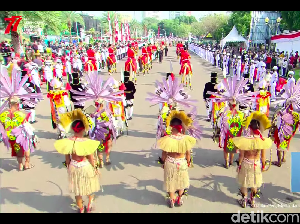 Meriah! Kirab Budaya 17 Agustus di Monas Digelar Usai 2 Tahun Vakum