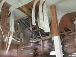 Miris TK di Mamuju Atap dan Plafon Nyaris Ambruk Masih Dipakai Belajar