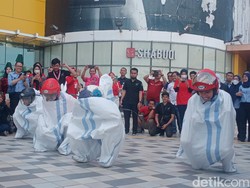 Meriahnya Perayaan HUT RI ke-77 CT Corp di TSM Makassar