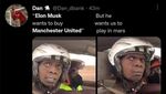 Meme Elon Musk Beli MU: Kirim Ronaldo ke Mars, Maguire Jadi Montir Tesla