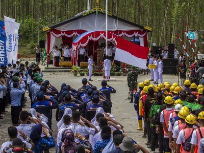 Momen Sejarah Upacara HUT RI Pertama di IKN Nusantara
