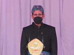 Nadiem Bicara soal Terobosan Merdeka Belajar di Upacara HUT ke-77 RI