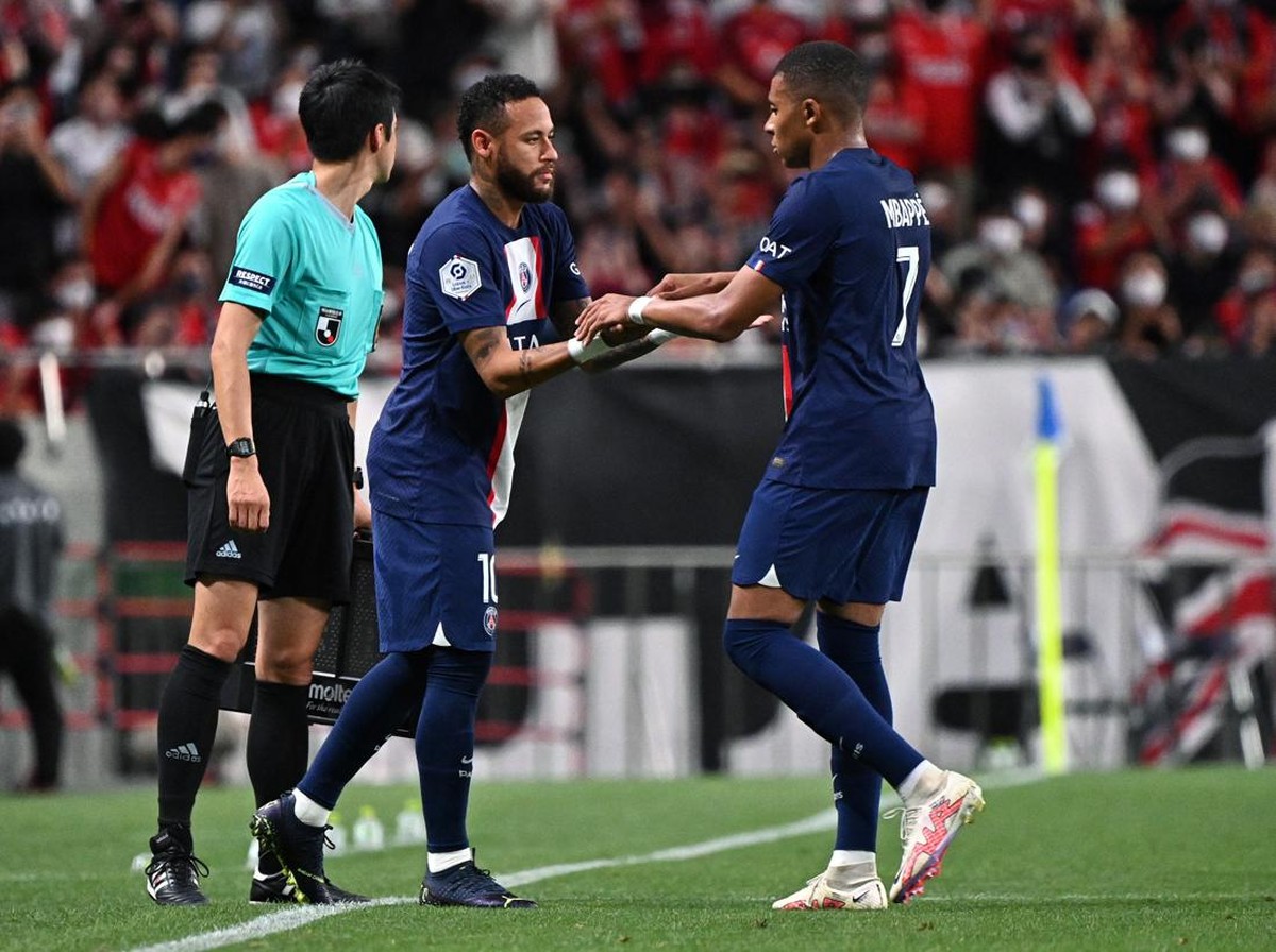 Neymar dan Kylian Mbappe di Paris Saint-Germain. (Foto: Paris Saint-Germain Football/PSG via Getty Images)