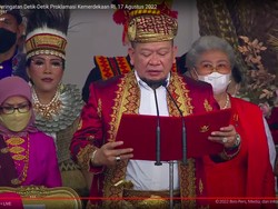 Ketua DPD Bacakan Teks Proklamasi, Menag Baca Doa HUT RI di Istana