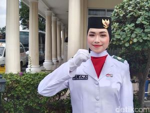 Cerita Dhifa Terlibat Pengibaran Bendera di Depan Bupati Majalengka