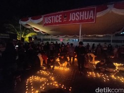 Peringati 40 Hari Kematian Brigadir J, CSI Nyalakan 4.000 Lilin di TIM