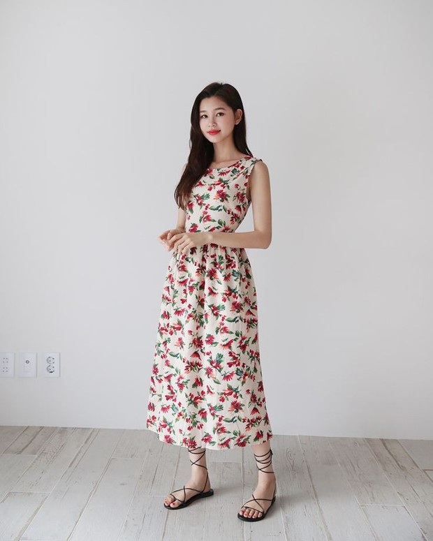 Alas kaki untuk long dress/Foto: Instagram.com/Dahongstyle Alas kaki untuk long