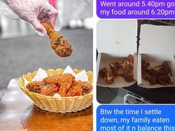 Rugi Banget! Pesan 2 Ayam Goreng Utuh, Isinya Malah Sayap Ayam