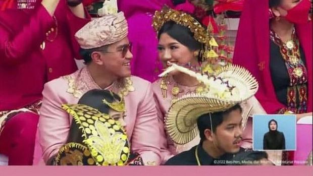 Erina Gudono dan Kaesang Pangarep