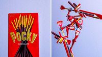 Keren! 10 Kreasi Kirigami Sulap Kemasan Makanan Jadi Karya Seni