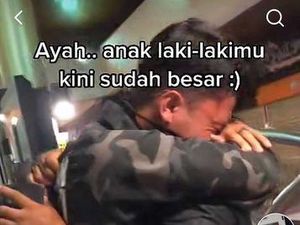 Viral, Kisah Haru Anak Baru Bertemu Ayah Kandung Setelah 18 Tahun Berpisah