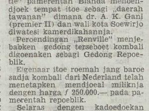 Ramai Faradj Martak, Ini Dokumentasi Rumah Proklamasi Dibeli Pemerintah RI