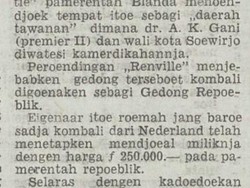 Ramai Faradj Martak, Ini Dokumentasi Rumah Proklamasi Dibeli Pemerintah RI
