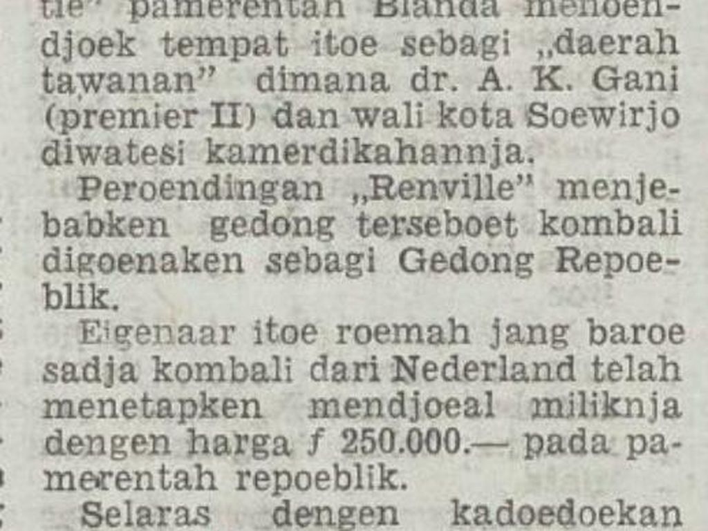Ramai Faradj Martak, Ini Dokumentasi Rumah Proklamasi Dibeli Pemerintah RI Ramai Faradj Martak, Ini Dokumentasi Rumah Proklamasi Dibeli Pemerintah RI