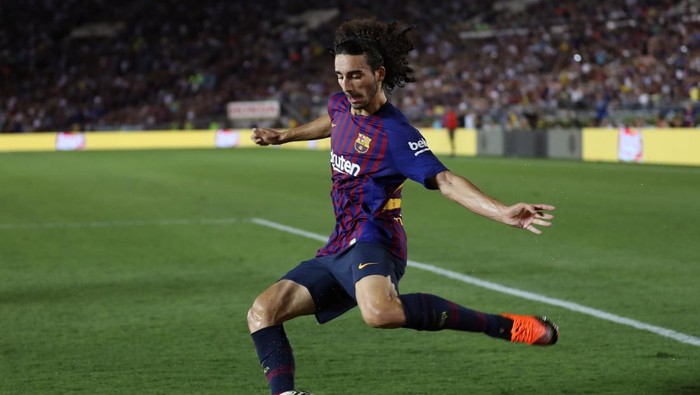 PASADENA, CA - JULY 28:  Marc Cucurella #28 in action during an International Champions Cup match against the Tottenham Hotspur at Rose Bowl on July 28, 2018 in Pasadena, California.  (Photo by Joe Scarnici/International Champions Cup/Getty Images)