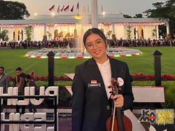 Bahagia Mahasiswi Unpad Main Biola di Hadapan Jokowi Saat HUT RI