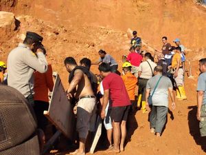 Pria di Tarakan Tewas Tertimbun Longsor saat Menggali Tanah di Bawah Tebing