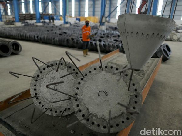 Begini Proses Beton Pracetak Dibuat untuk Pondasi Jalan Tol