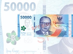 Tari Legong-Bunga Jepun Bali Ada di Uang Baru Rp 50.000