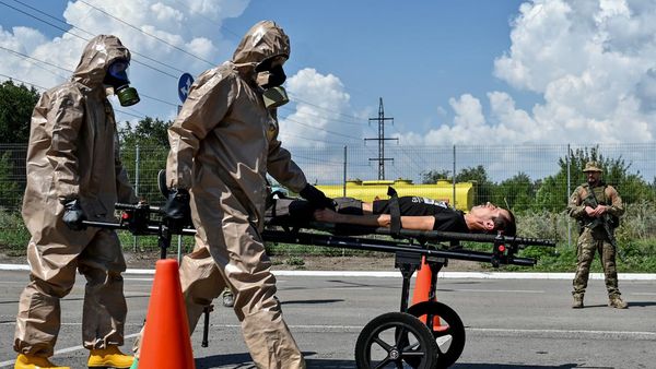 Begini Simulasi Penanganan Bencana Nuklir Gegara PLTN Dikuasai Rusia
