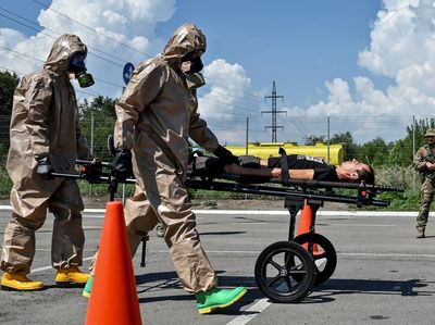Begini Simulasi Penanganan Bencana Nuklir Gegara PLTN Dikuasai Rusia