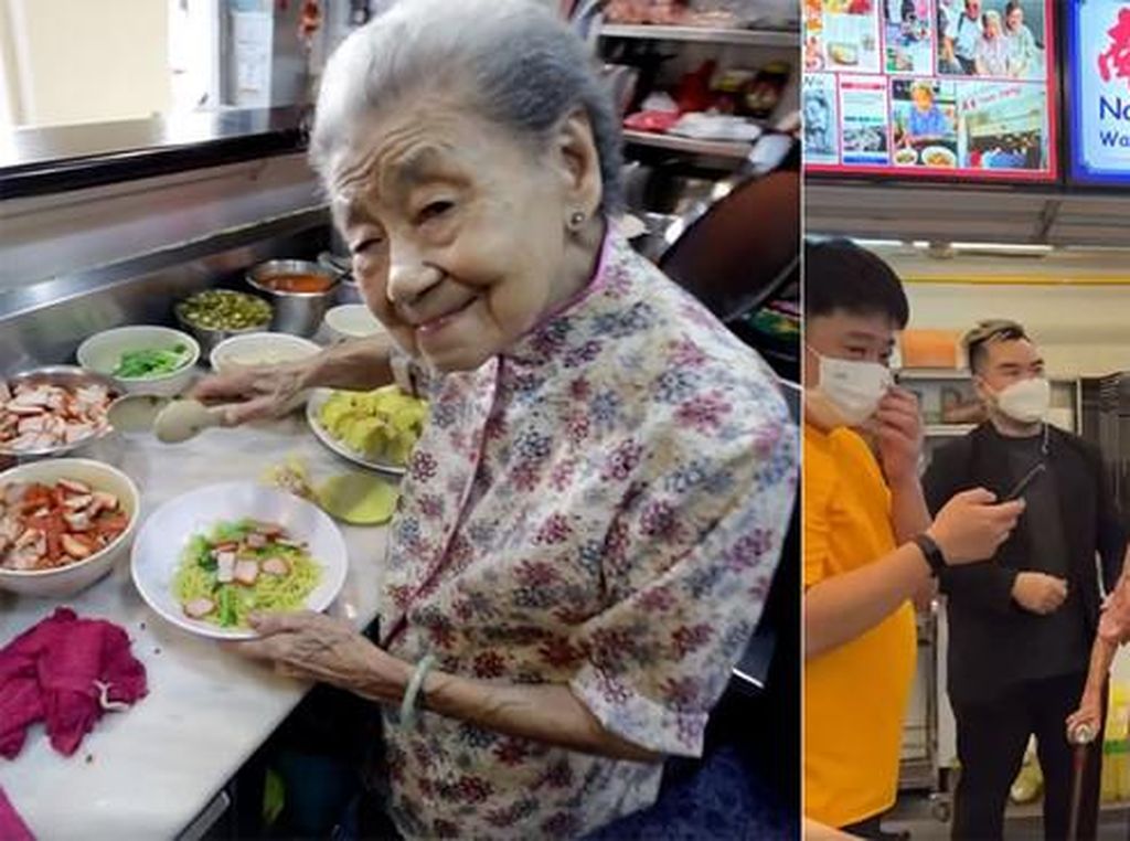 10 Potret Kakek Nenek Penjual Makanan yang Penuh Semangat