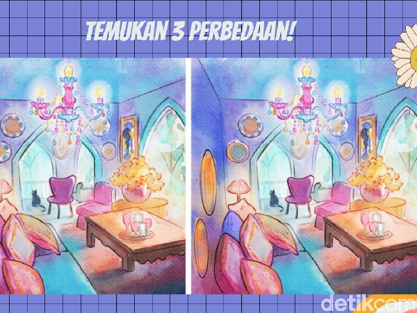 Masih Fokus? Temukan 3 Perbedaan pada Gambar Berikut