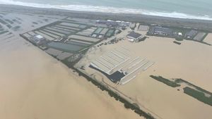 Foto Udara Ini Tunjukkan Parahnya Banjir yang Melanda Selandia Baru