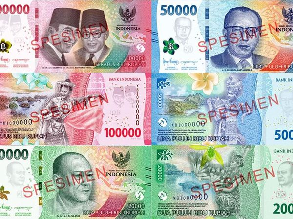 Jelas, Penampakan Bolak-balik Uang Kertas Baru 2022