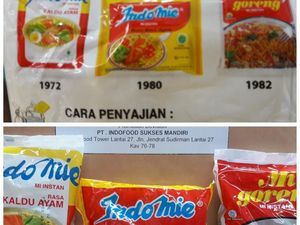 Ini Tampilan Kemasan Indomie dari Tahun 1972 hingga Sekarang Ini Tampilan Kemasan Indomie dari Tahun 1972 hingga Sekarang