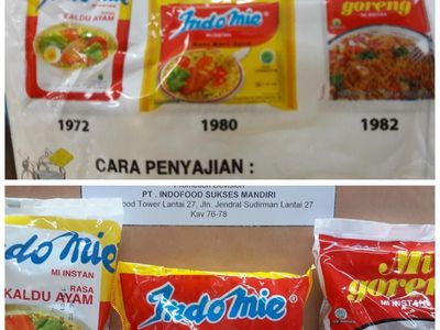 Ini Tampilan Kemasan Indomie dari Tahun 1972 hingga Sekarang