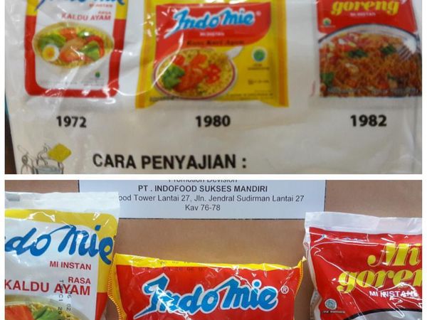 Ini Tampilan Kemasan Indomie dari Tahun 1972 hingga Sekarang