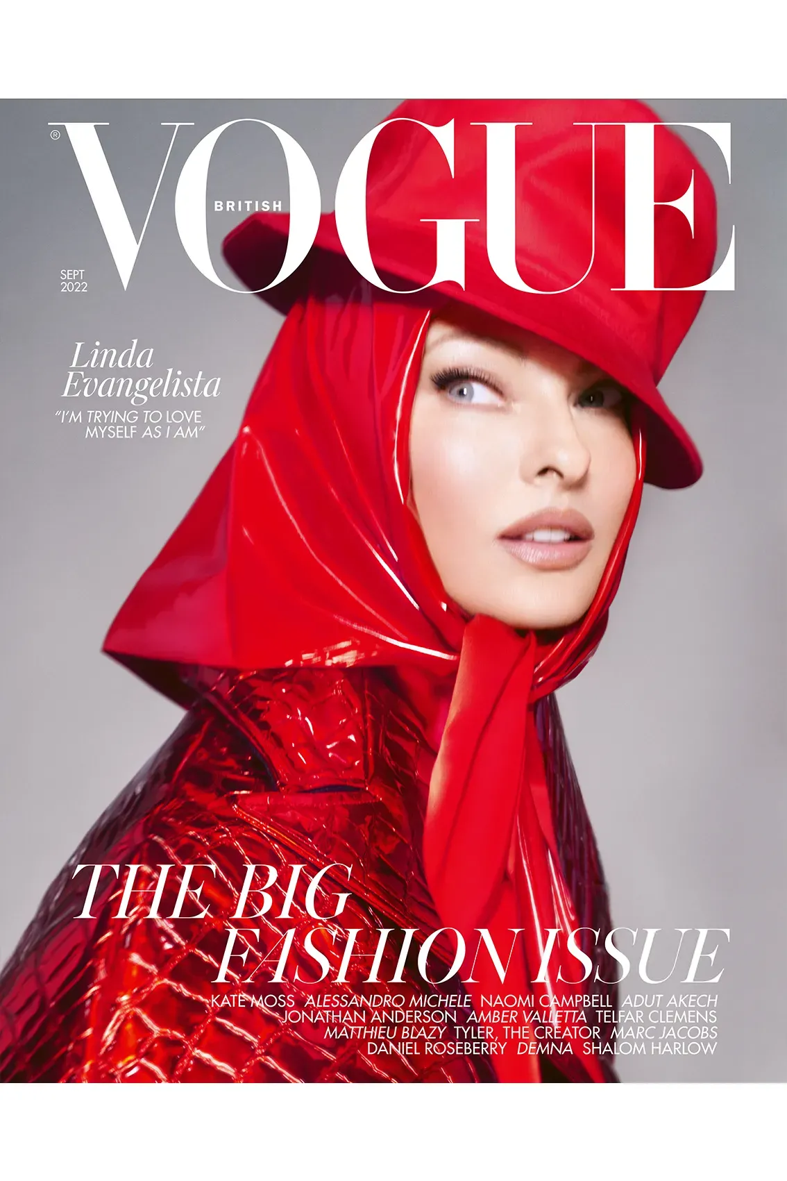 Linda Evangelista di British Vogue September 2022