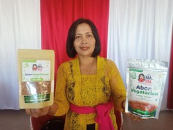 Pengusaha Buleleng Sulap Labu Siam-Pepaya Jadi Abon Vegetarian