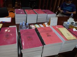 Penampakan Tebalnya Berkas Perkara Irjen Ferdy Sambo dkk