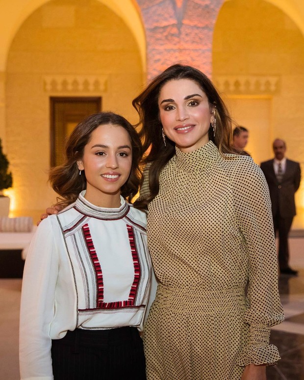 Putri Iman dan Ratu Rania dari Yordania