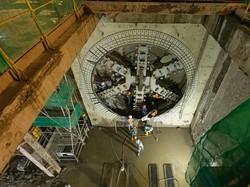 Progres Proyek MRT: Stasiun Bundaran HI & Thamrin Tersambung