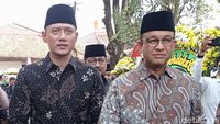 AHY dan Anies Melayat Almarhum Ayah Emil Dardak