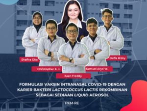 Top! Mahasiswa UB Ciptakan Vaksin COVID-19 yang Bisa Dihirup