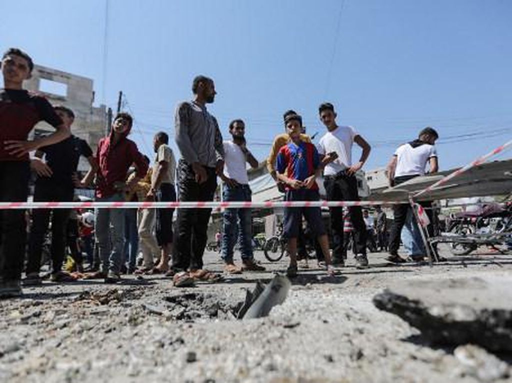 Serangan Roket Hantam Pasar di Suriah, 9 Orang Tewas