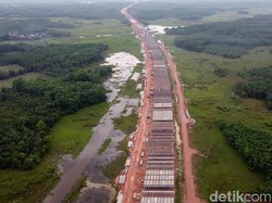 Progres Terkini Proyek Tol Kapal Betung yang Targetnya Selesai Tahun Depan